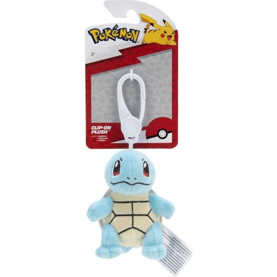 Přívěsek na klíče Orbico Pokémon plyšový Squirtle clip on plush