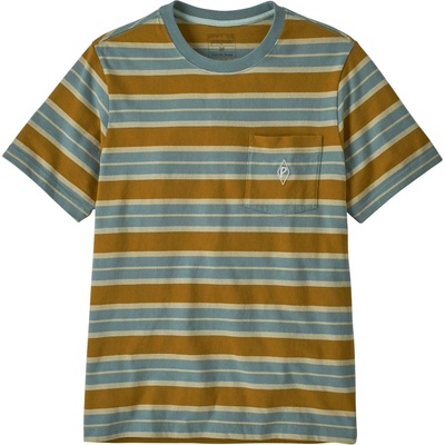 Patagonia Мъжка тениска Patagonia MW Water People Mark Pocket Tee T-shirt - Big Wall: Blue Sage - размер XL (216-8011-0115)