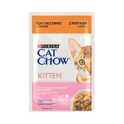 Cat Chow Kitten krůtí a cuketa 85 g