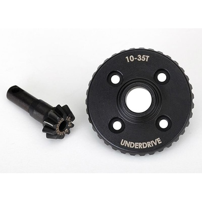 Traxxas Пиньон и корона за диференциал TRX4 Traxxas Crawler Ring gear, differential/ pinion gear, differential (underdrive, machined) TRX8288 (TRX8288)