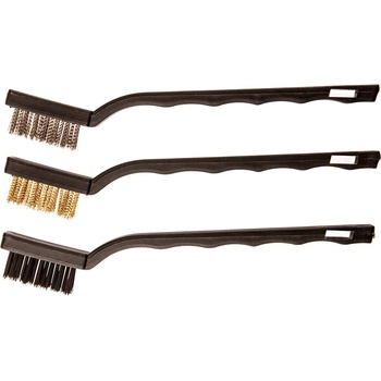 TOP TOOLS Четки 180 mm, мед/стомана/нилон, 3 бр. 14A618 (14A618)