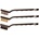 TOP TOOLS Четки 180 mm, мед/стомана/нилон, 3 бр. 14A618 (14A618)