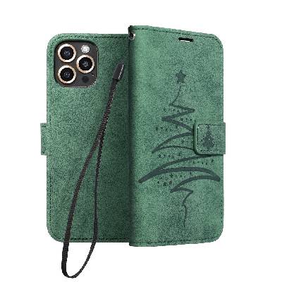 Forcell MEZZO Book puzdro pre SAMSUNG Galaxy S20 FE / S20 FE 5G christmas tree green