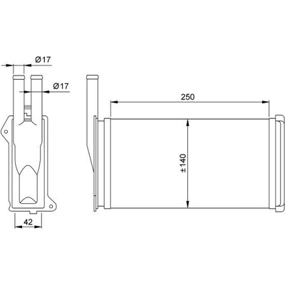 Vymenik tepla, Vnitrni vytapeni NRF 58638