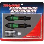 Traxxas амортисьор GTR long алуминий/PTFE зелен, бутални пръчки TiN (2)