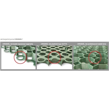Gutta Guttagarden Original 50 x 50 x 6,2 cm zelená 1 ks