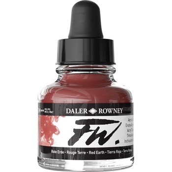 Daler Rowney FW Акрилно мастило Red Earth 29, 5 ml 1 бр (160029554)