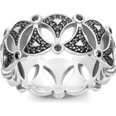 Thomas Sabo Prsten Asijské ornamenty TR2176 643 11 52 Sterling silver blac