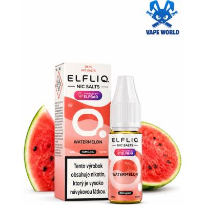 ELFLIQ Nic SALT Watermelon 10 ml 10 mg