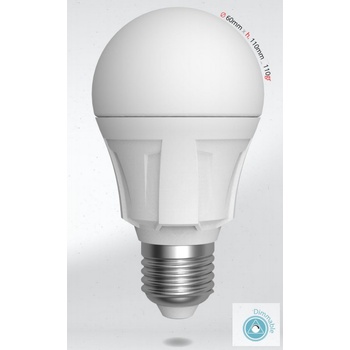 Skylighting LED Hruška 12W/1040lm E27 3000K Teplá bílá Stmívatelná