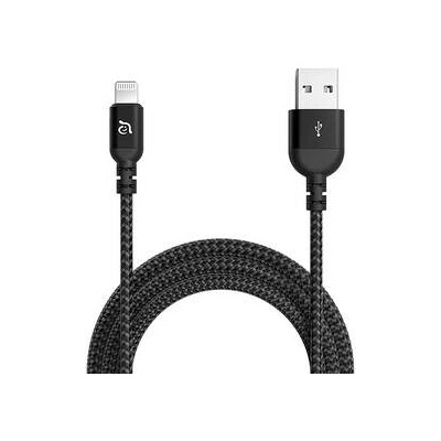 Adam Elements ACBAD3AL200BBK USB-A/MFi Lightning 1,2m černý