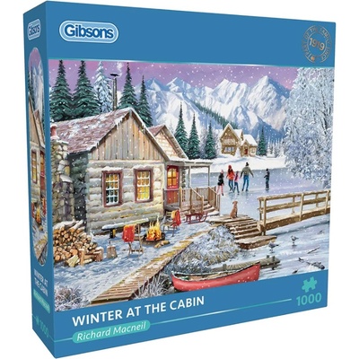 Gibsons Пъзел Gibsons от 1000 части - Зима в хижата (G6382)