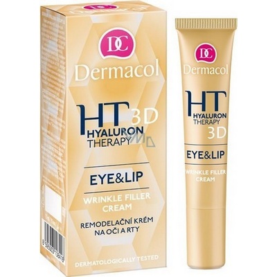 DERMACOL Hyaluron Therapy 3D Remodelačný krém na oči a pery 15 ml
