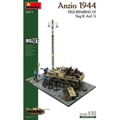 MiniArt Anzio 1944 Field Repairing Stug III. Ausf G 1:35