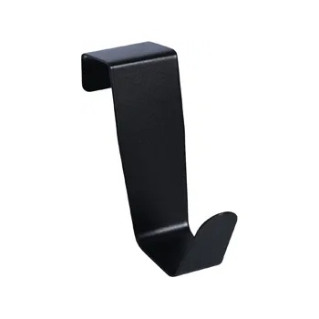 Image 1 of BISK ЗАКАЧАЛКА КУКА trendy ЗА ВРАТА ЧЕРНА 2БР/ОП (71108284)