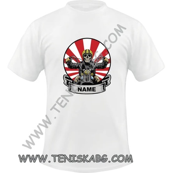 Image 1 of Fruit of the Loom Тениска - Japan skull