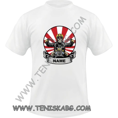 Fruit of the Loom Тениска - Japan skull