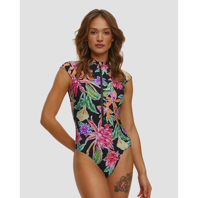Seafolly jednodílné dámské plavky Zip Front One Piece černé