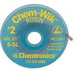 Nedis (Nedis) Chemtronics лента за абсорбиране и отстраняване на калай, 1, 27 мм × 1, 5 м, CHEM-WIK AA CHEM-WIK AA (5-5L) (CHEM-WIK AA (5-5L))