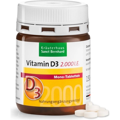 Sanct Bernhard Vitamín D3 2000 IE 150 tabliet