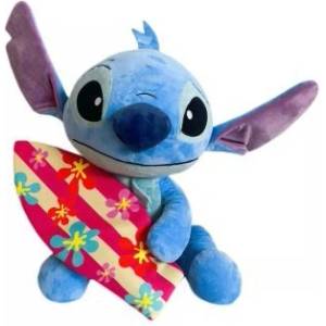 Simba Toys Stitch: Плюшена фигура с дъска за сърф - 50 cm