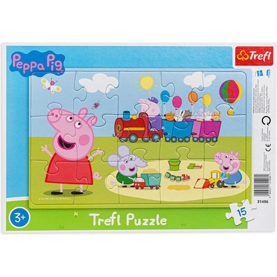 Trefl Пъзел Trefl от 15 части - Влакчето на Пепа (31406)