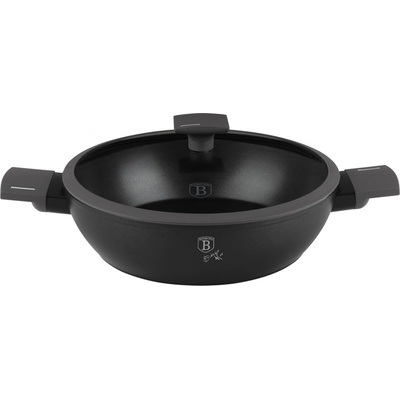 Berlinger Haus Plytký hrniec s titánovým povrchom a pokrievkou 28cm, ANTHRACITE 54349