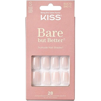 Kiss gelové nehty Bare But Better Nails Nudies 28 ks – Zboží Mobilmania