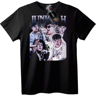 NOONEBRAND Тениска Младежка Група - 2XL, Black