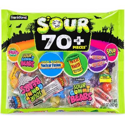 Frankford mix různých druhů kyselých bonbonů a lízátek 283 g