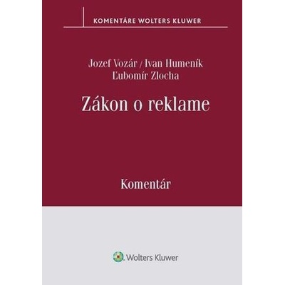 Zákon o reklame - Jozef Vozár