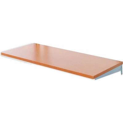 Biedrax Patro pro nástěnný regál 50 x 80 cm stříbrné, police třešeň