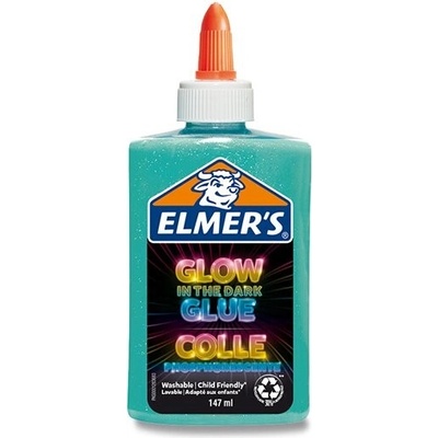 Elmer's Lepidlo Glow in Dark 147 ml modré