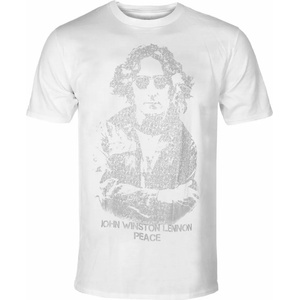 ROCK OFF мъжка тениска John Lennon - Peace - WHT - ROCK OFF - JLTS19MW