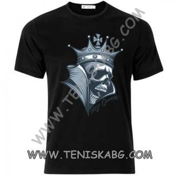 Image 1 of Fruit of the Loom Тениска - Skull my Queen