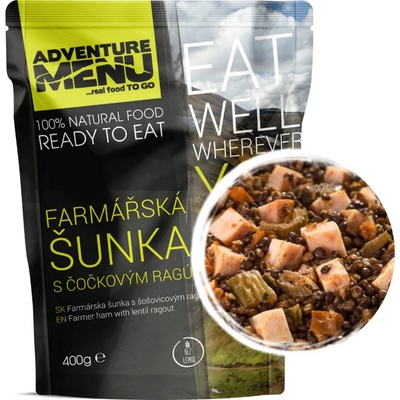Adventure Menu Steak z lososa s čočkovým ragú 400 g