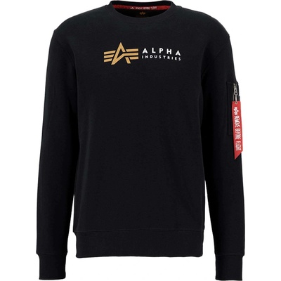 Alpha Industries mikina Alpha Label černá