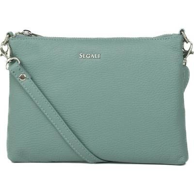 Segali dámska kožená crossbody kabelka 50532 black