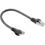 Lanberg patch cord CAT. 6 FTP 0.25m, black (PCF6-10CC-0025-BK)