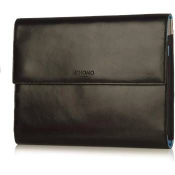 Image 1 of Knomo Soho Knomad Mini Portable Organiser - луксозен кожен калъф (естествена кожа) и органайзер за таблети до 8 инча (черен)