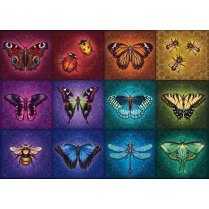 Ravensburger - Puzzle Beautiful winged insects - 1 000 piese