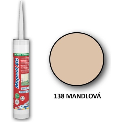Mapesil AC 138 sanitární silikon 310 g mandlová