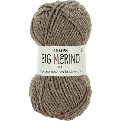 Drops Big Merino MIX 021 hnedá