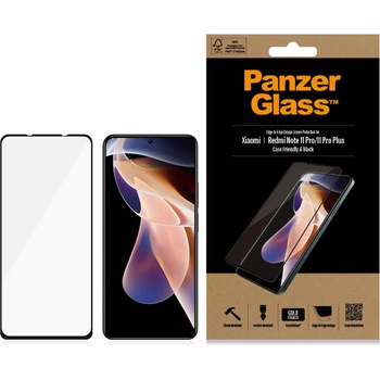 Panzer Стъклен протектор PanzerGlass за Xiaomi Redmi Note 11 Pro/ Note 11 Pro Plus CaseFriendly - Черен