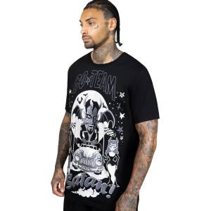 KILLSTAR Мъжка тениска KILLSTAR - Go Team Satan - Black - KSRA013608