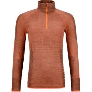 Ortovox Дамско мериносово термобельо Ortovox Women's 230 Competition Zip Neck Merino base layer - Faded Tangerine (115-1531-0614)