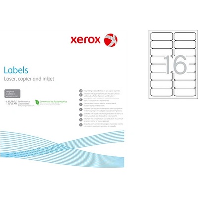 Етикети Xerox 99x33.9 mm А4 100 л. 16 етик. R (003R96296)