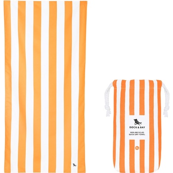 Dock & Bay Плажна кърпа бързосъхнеща, 90 x 200 см, оранжев (TOWLB-CAB-XL-ORANG-R)