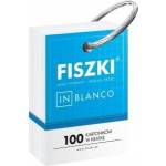 Cztery Glowy Blank flashcards. 100 cartons in checkered box