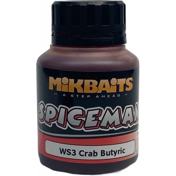 Mikbaits Tekutý Dip Spiceman WS3Crab Butyric 125 ml